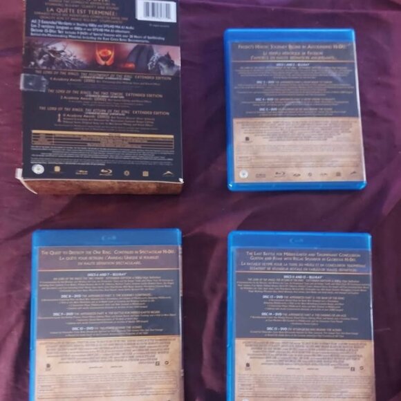Lord of the Rings the motion picture trilogy extended edition 15 dvd box set - Picture 3 of 4